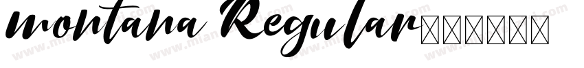 montana Regular字体转换
